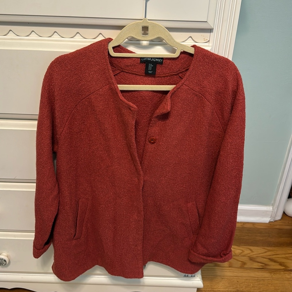Cynthia Rowley boiled wool jacket